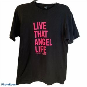 Victoria Secret black graffic t-shirt